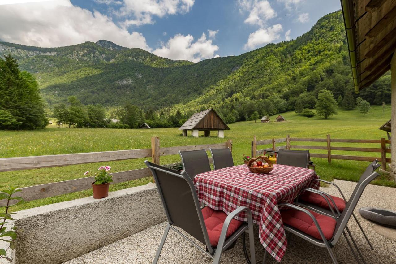 Appartamento Pocitniska Hisa Voje Srednja Vas v Bohinju Esterno foto